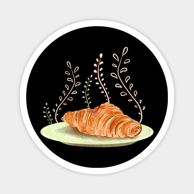 Food illustration Magnet by valentyna mohylei